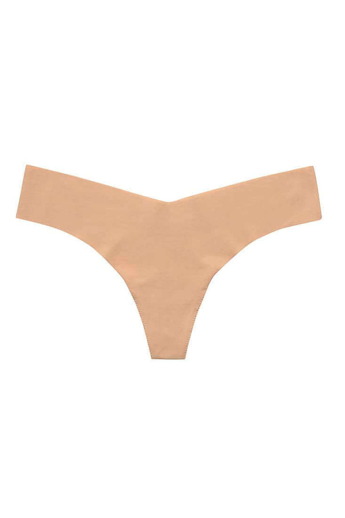 Commando Low Rise Thong Color: True Nude, White, Black, Caramel Size: S/M, M/L at Petticoat Lane  Greenwich, CT