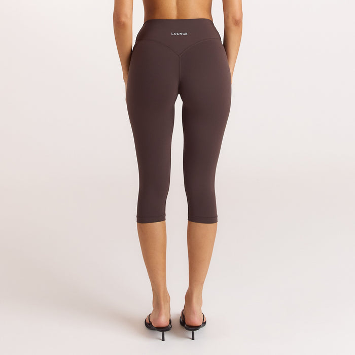 ContourSoft™ Capri Leggings - Dark Chocolate