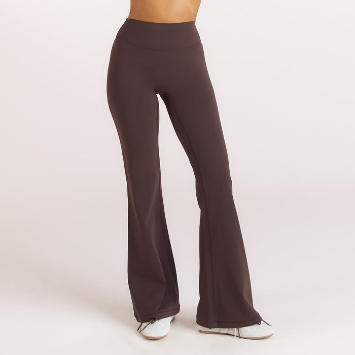 ContourSoft™ Flared Leggings - Dark Chocolate