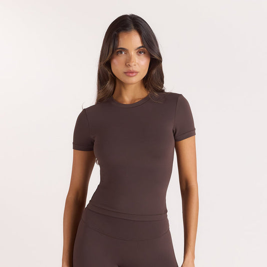ContourSoft™ Short Sleeve T-Shirt - Dark Chocolate