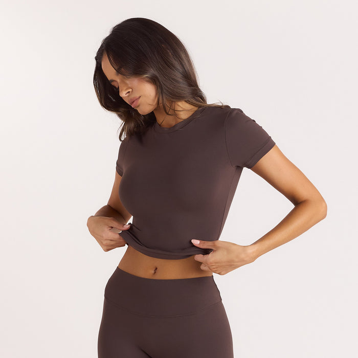 ContourSoft™ Short Sleeve T-Shirt - Dark Chocolate