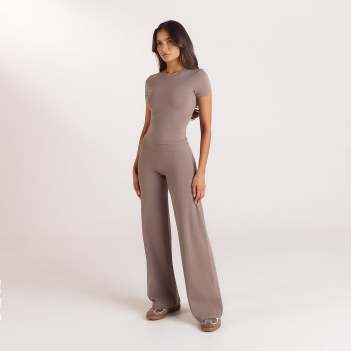 ContourSoft™ Straight-Leg Leggings - Mushroom