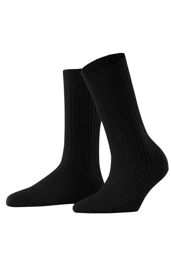 Cosy Wool Ribbed Boot Socks
