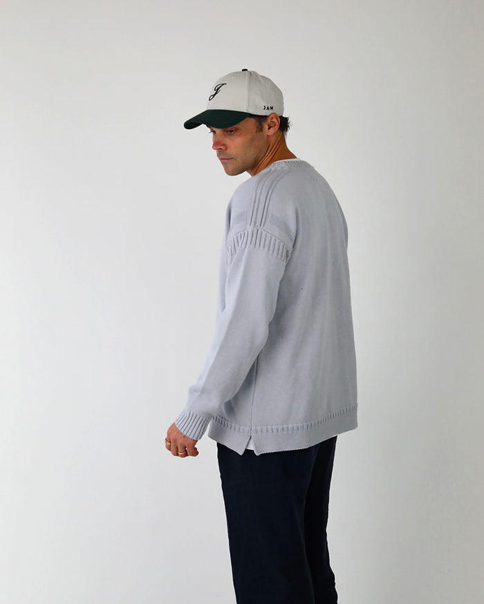 Cotton Guernsey | Blue Grey