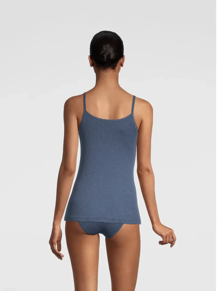 Oscalito Cotton Spaghetti Tank Top back view