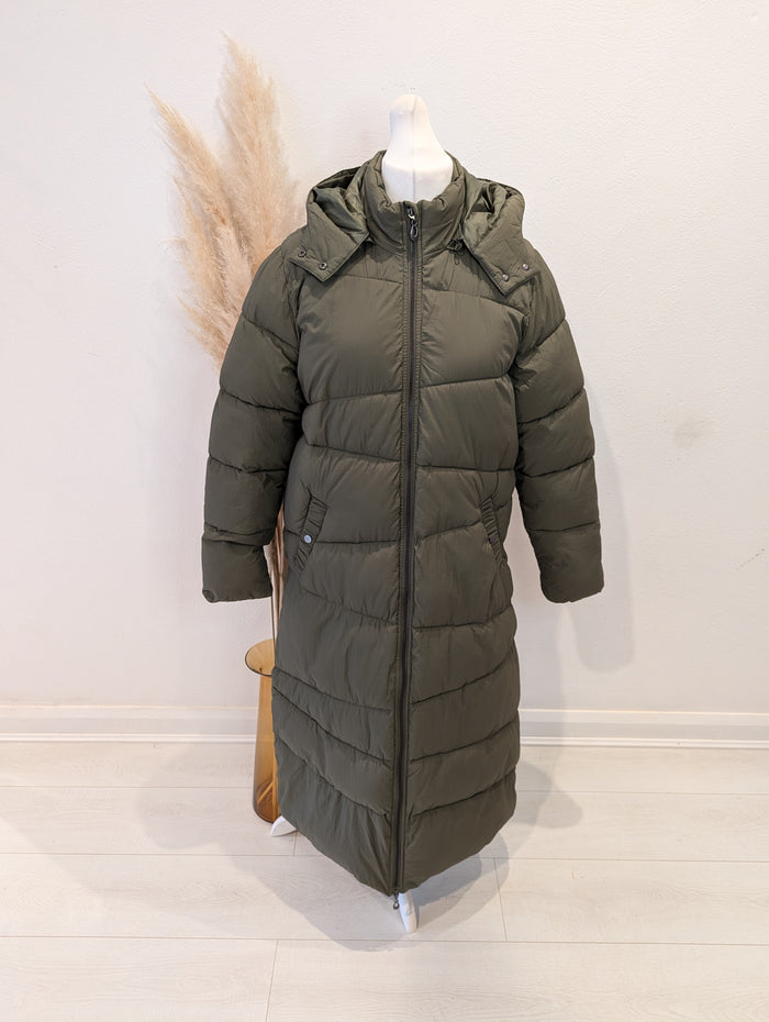 Cream Khaki Puffa Coat 12/14