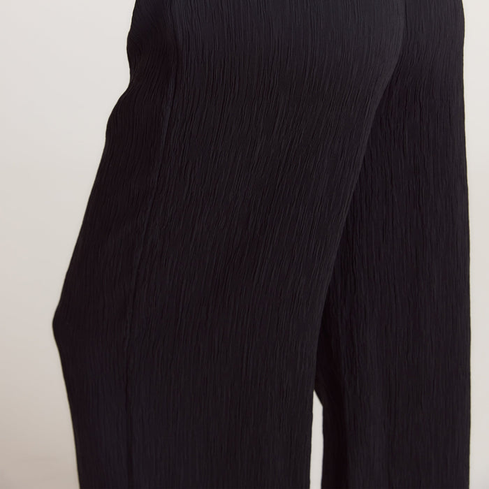 Crinkle Pyjama Bottoms - Black