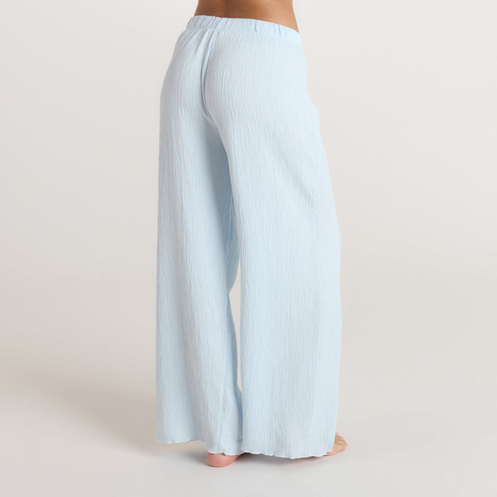 Crinkle Pyjama Bottoms - Blue