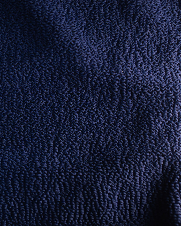 Crinkle Swimsuit | Navy