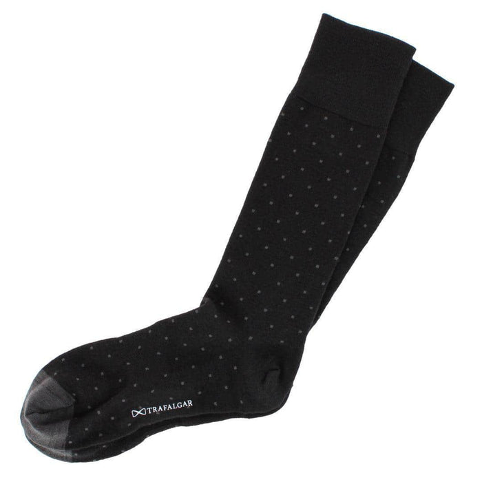 Black with Charcoal Dots
