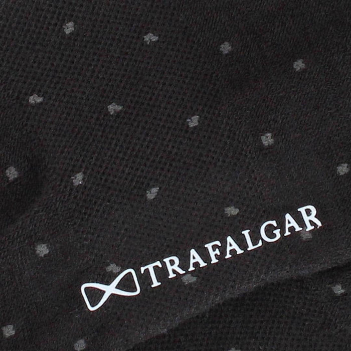 Black with Charcoal Dots