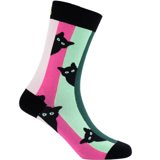 Curious Cat Bamboo Socks