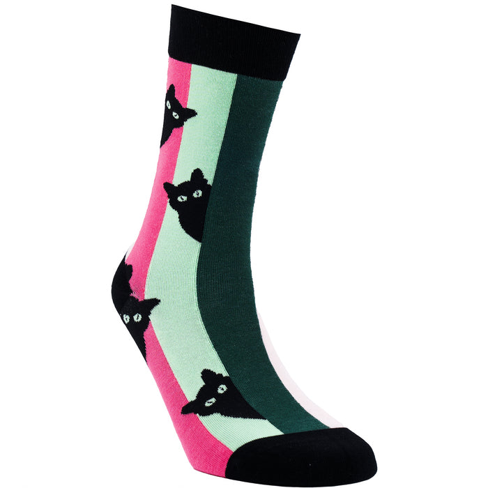 Curious Cat Bamboo Socks