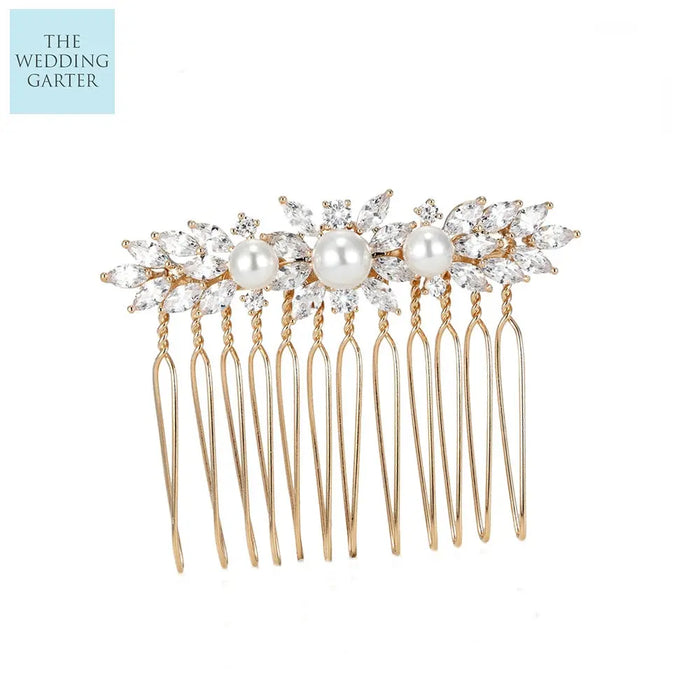 gold bridal accessories