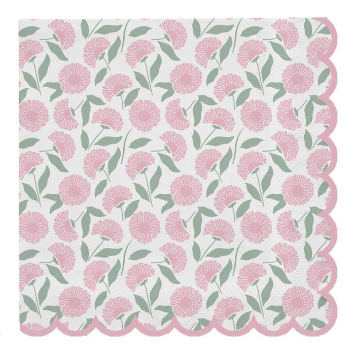 Dainty Floral Cocktail Napkin