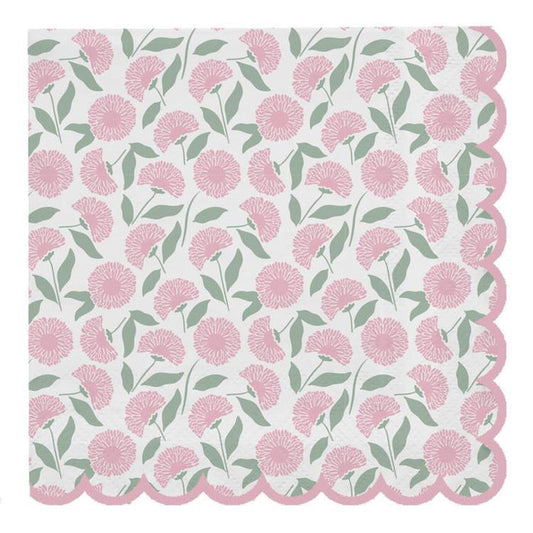Dainty Floral Cocktail Napkin