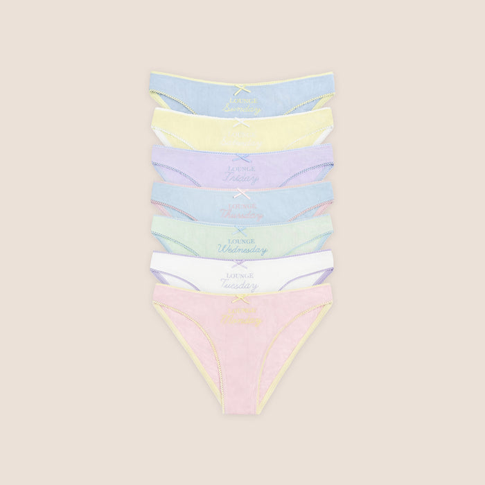 Days of the Week Briefs (7-Pack) - Multicolour Pastel