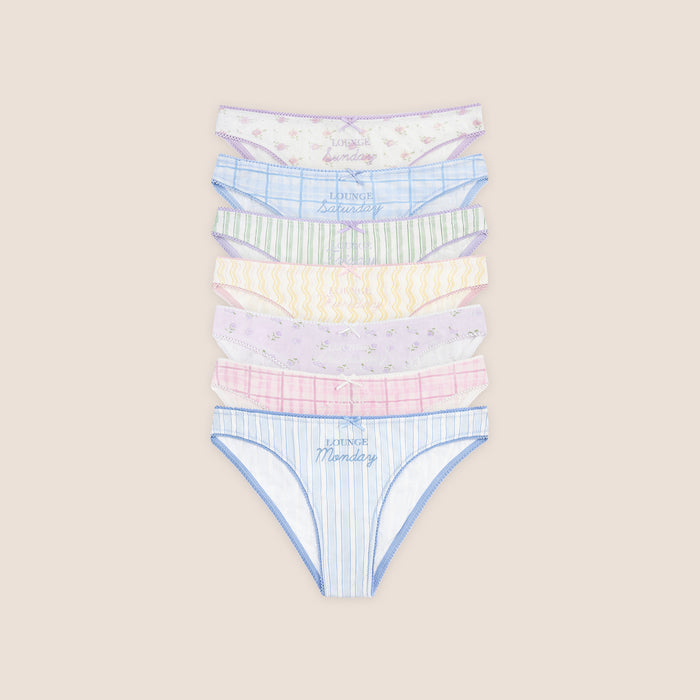 Days of the Week Briefs (7-Pack) - Multicolour Print