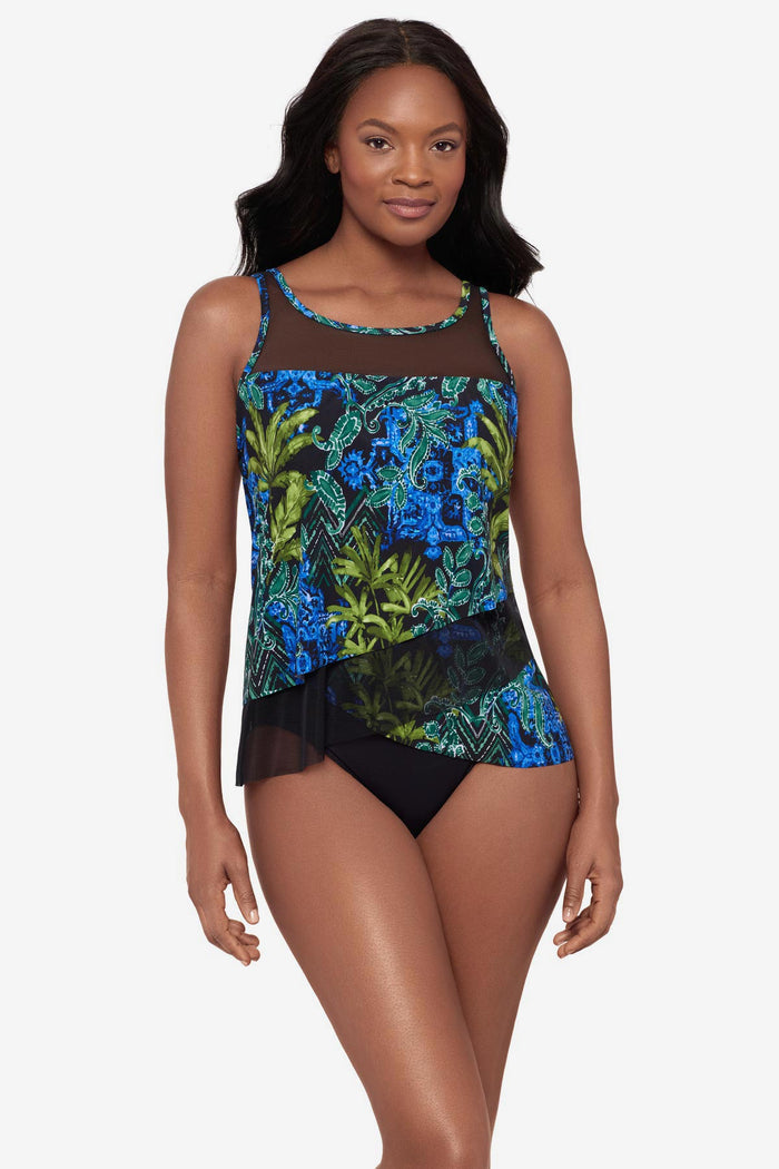 DD-Cup Mirage Tankini Top in Gasparilla