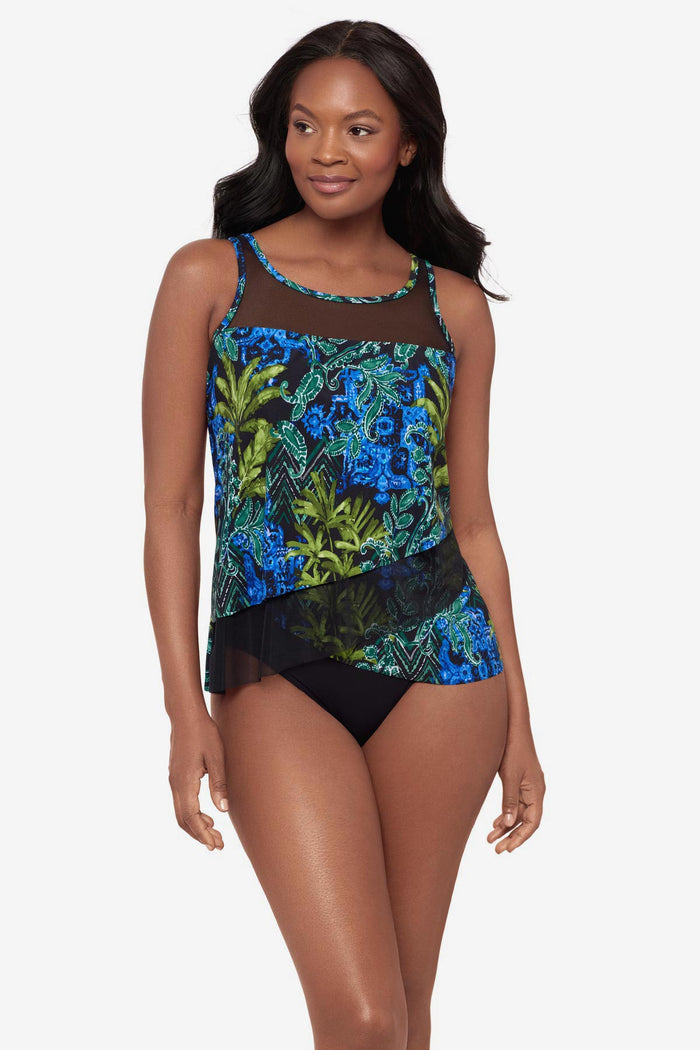 DD-Cup Mirage Tankini Top in Gasparilla