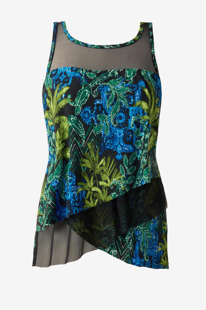 DD-Cup Mirage Tankini Top in Gasparilla