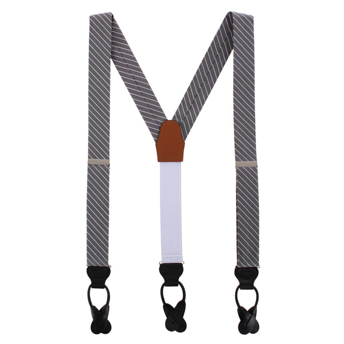 Grey with White Stripe