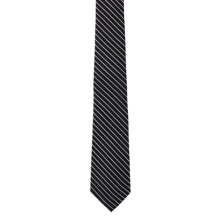 Black with White Stripe