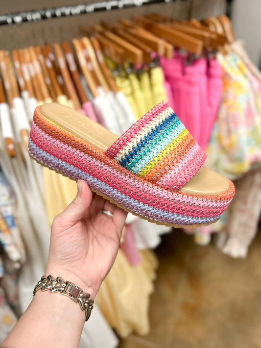 Delaney Multicolor Sandals