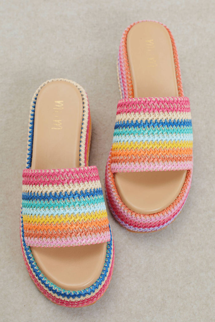 Delaney Multicolor Sandals