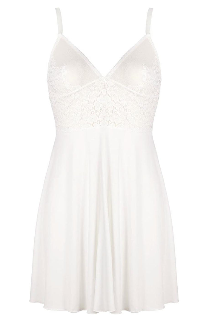 Delicate Ivory Sheer Babydoll Wedding Lingerie - The Wedding Garter