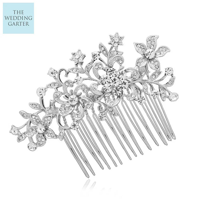 vintage floral wedding headpiece