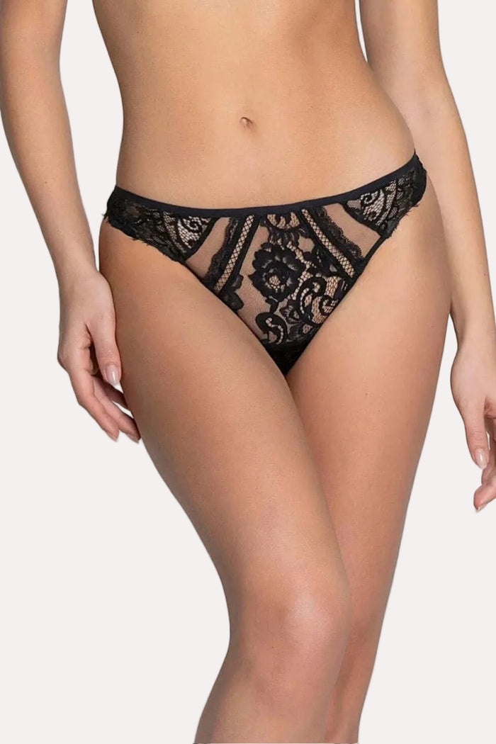Lise Charmel Desirs de Venise Thong in Black