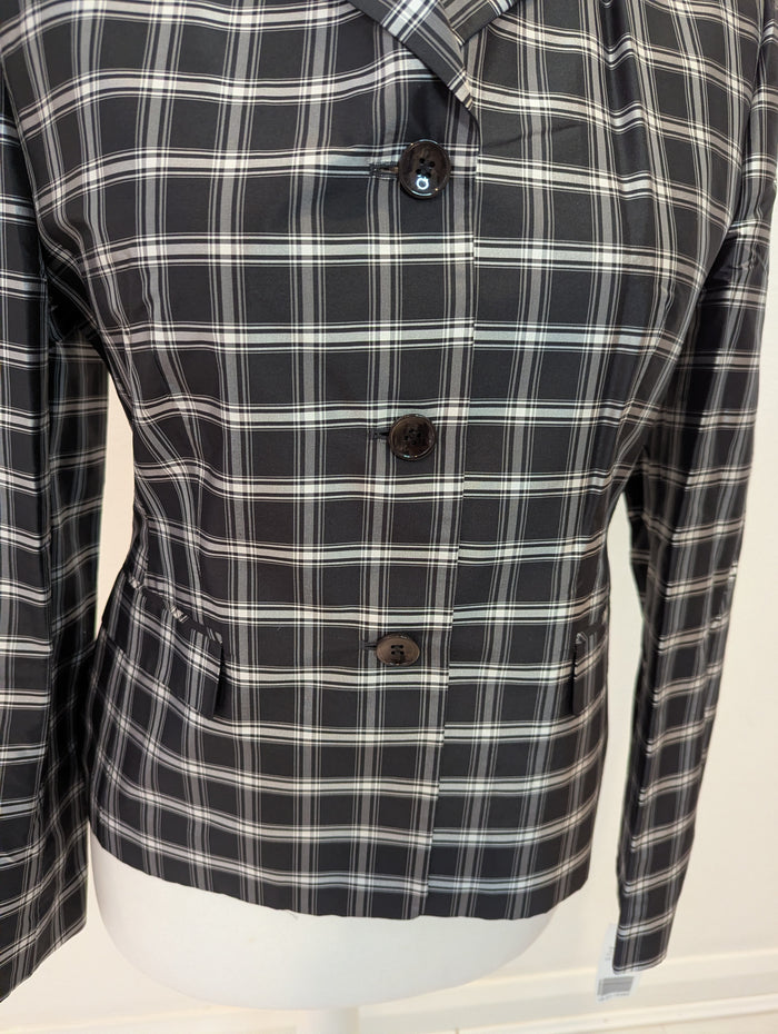 Dinomoda Check blazer NWT 10/12
