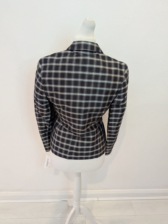 Dinomoda Check blazer NWT 10/12