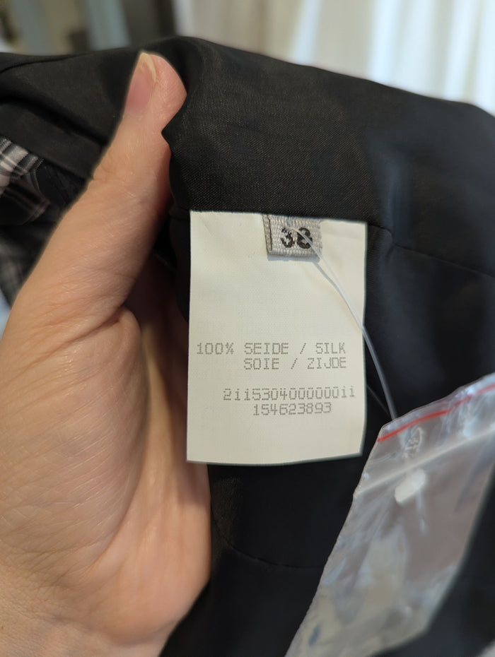 Dinomoda Check blazer NWT 10/12