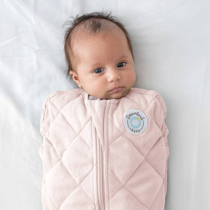 Dreamland Baby Weighted Sleep Swaddle - Seashell Pink