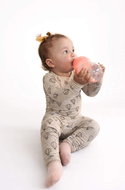 Dreamy Hot Air Balloon Pajama Set – Soft Bamboo Sleepwear for Babies image 0