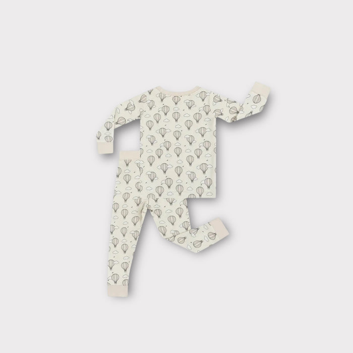 Dreamy Hot Air Balloon Pajama Set – Soft Bamboo Sleepwear for Babies image 1