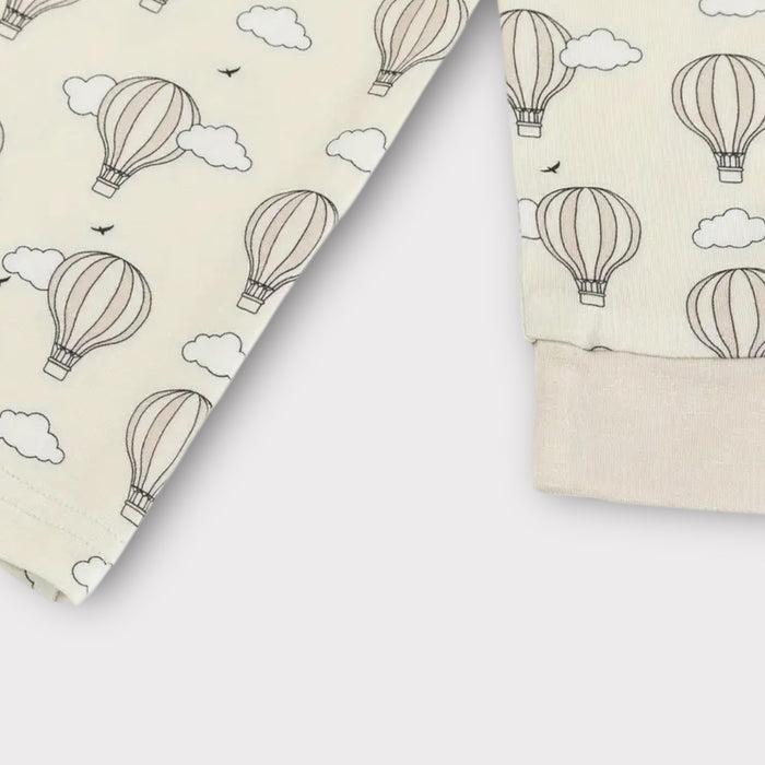 Dreamy Hot Air Balloon Pajama Set – Soft Bamboo Sleepwear for Babies image 6