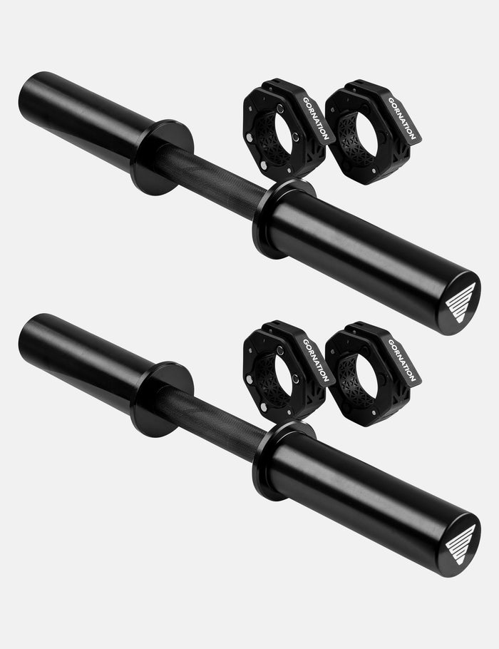 Set of dumbbells with magnetic dumbbell clips