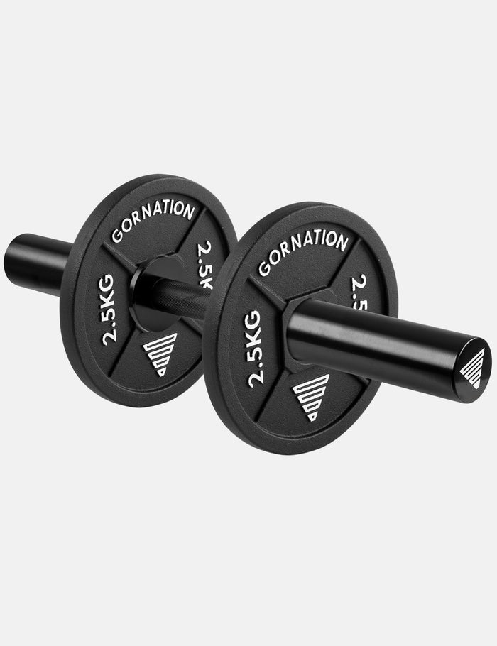 GORNATION dumbbell with weight plates on each side