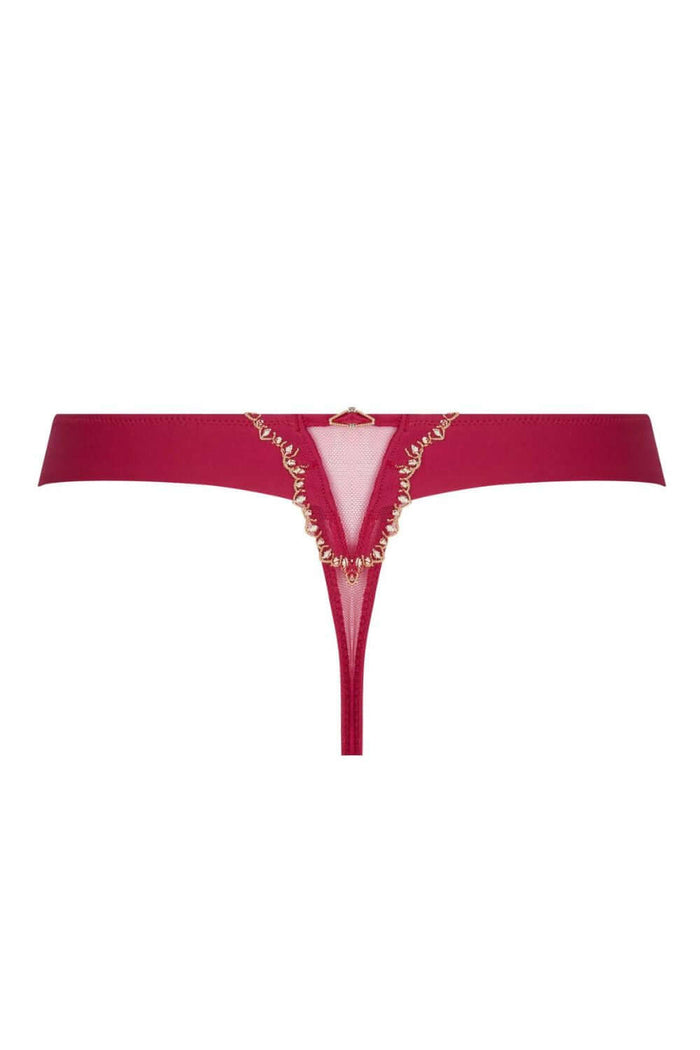 Lise Charmel Eblouissante Icone Thong in Rubis