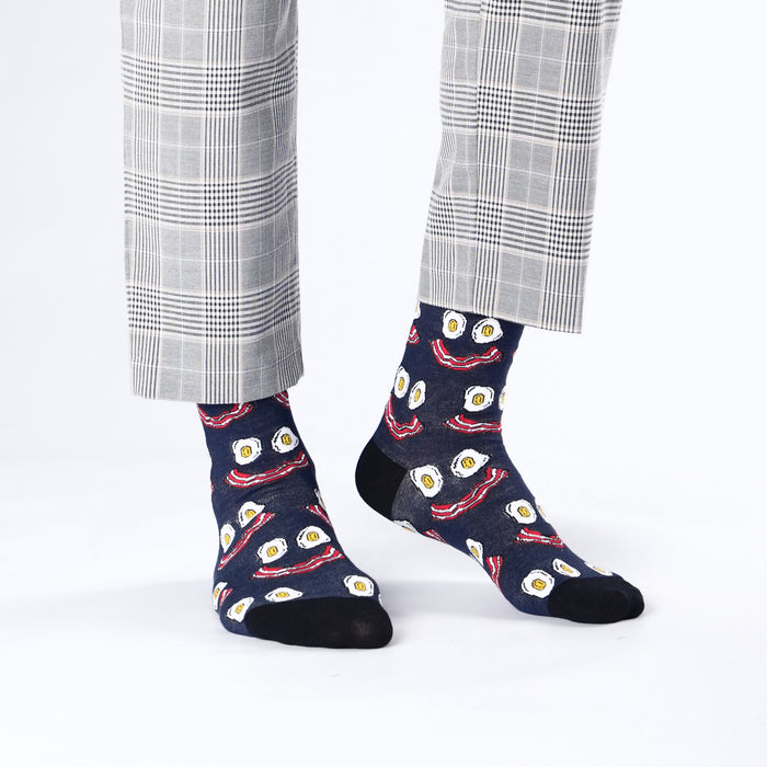 Eggs and Bacon Bamboo Socks