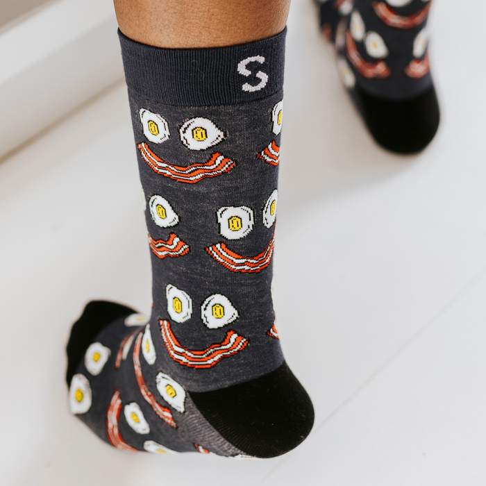 Eggs and Bacon Bamboo Socks
