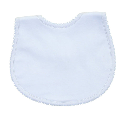 Essentials Solid Blue Bib: Blue