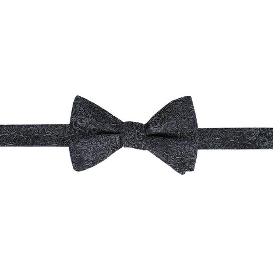 Esteban Scrolling Vines Tone on Tone Patterned Silk Bow Tie