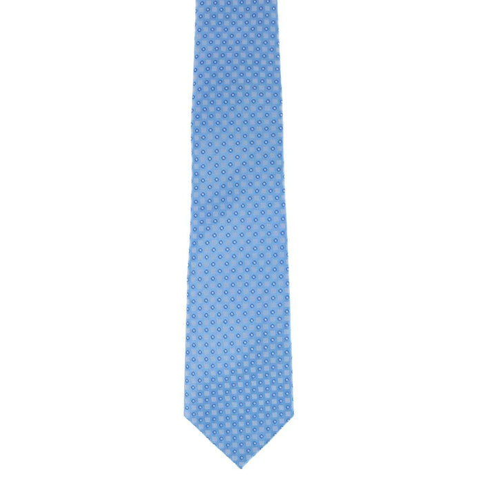 Light Blue with Dark Blue Contrast Polka Dot