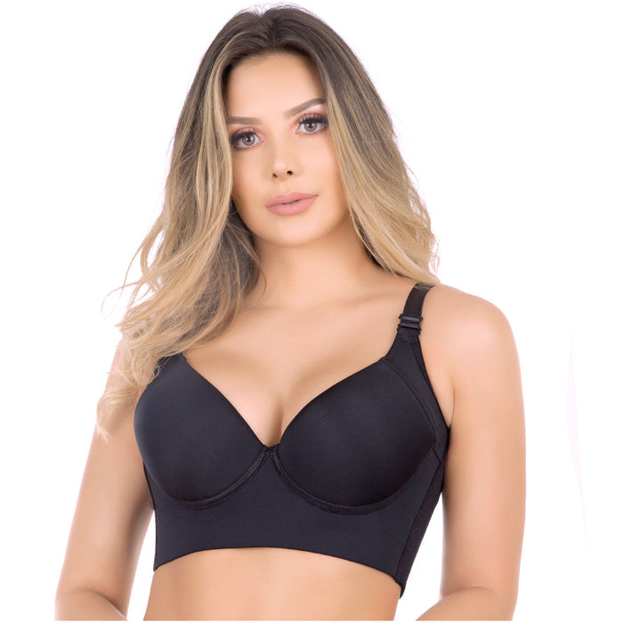 Extra Firm High Compression Full Cup Push-Up Bra – Powernet Support