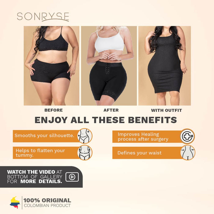 Fajas Colombianas High-Waisted Shapewear Shorts – Butt Lifting | Powernet