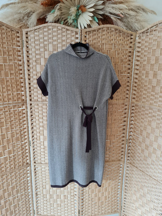 Fenella Brown Jumper Dress 12/14